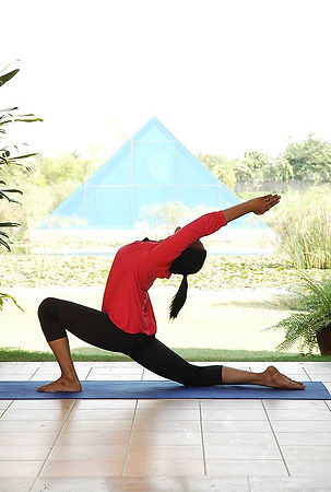 Anjaneyasana. Learn this and many other postures through our 200 free videos on YouTube