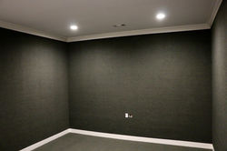 Media room/golf simulation room