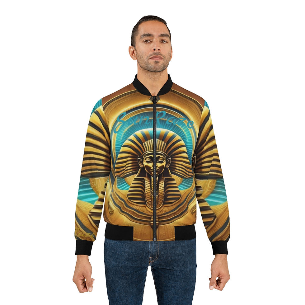 Thumbnail: SunRaze Men's Bomber Jacket 