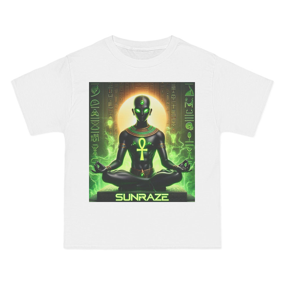 Thumbnail: Mystical Graphic T-Shirt - Sunraze & Cosmic Vibes