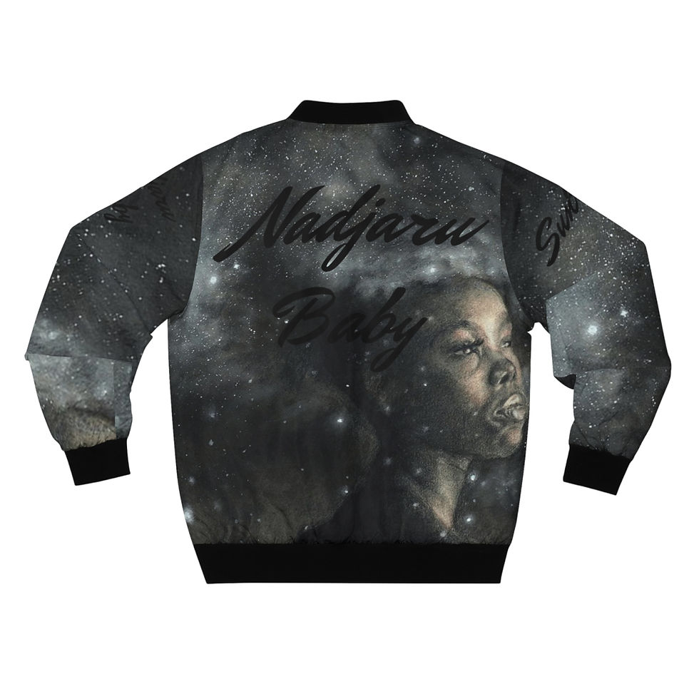 Thumbnail: SunRaze "Nadjaru Baby"Men's Bomber Jacket 