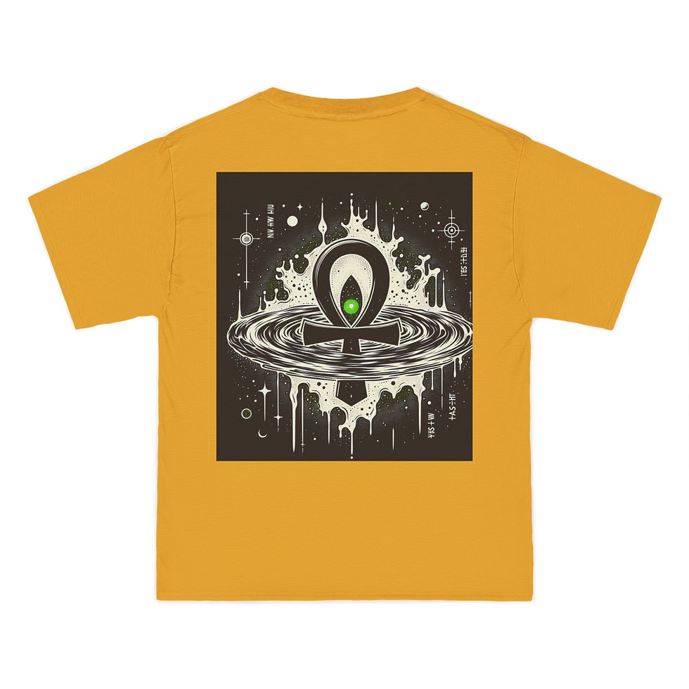 Thumbnail: Sunraze Cosmic Graphic T-Shirt - Spiritual Awakening Design
