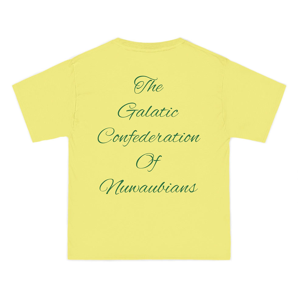 Thumbnail: Galactic Pharaohs Short-Sleeve T-Shirt - Nuwabian Heritage Tee