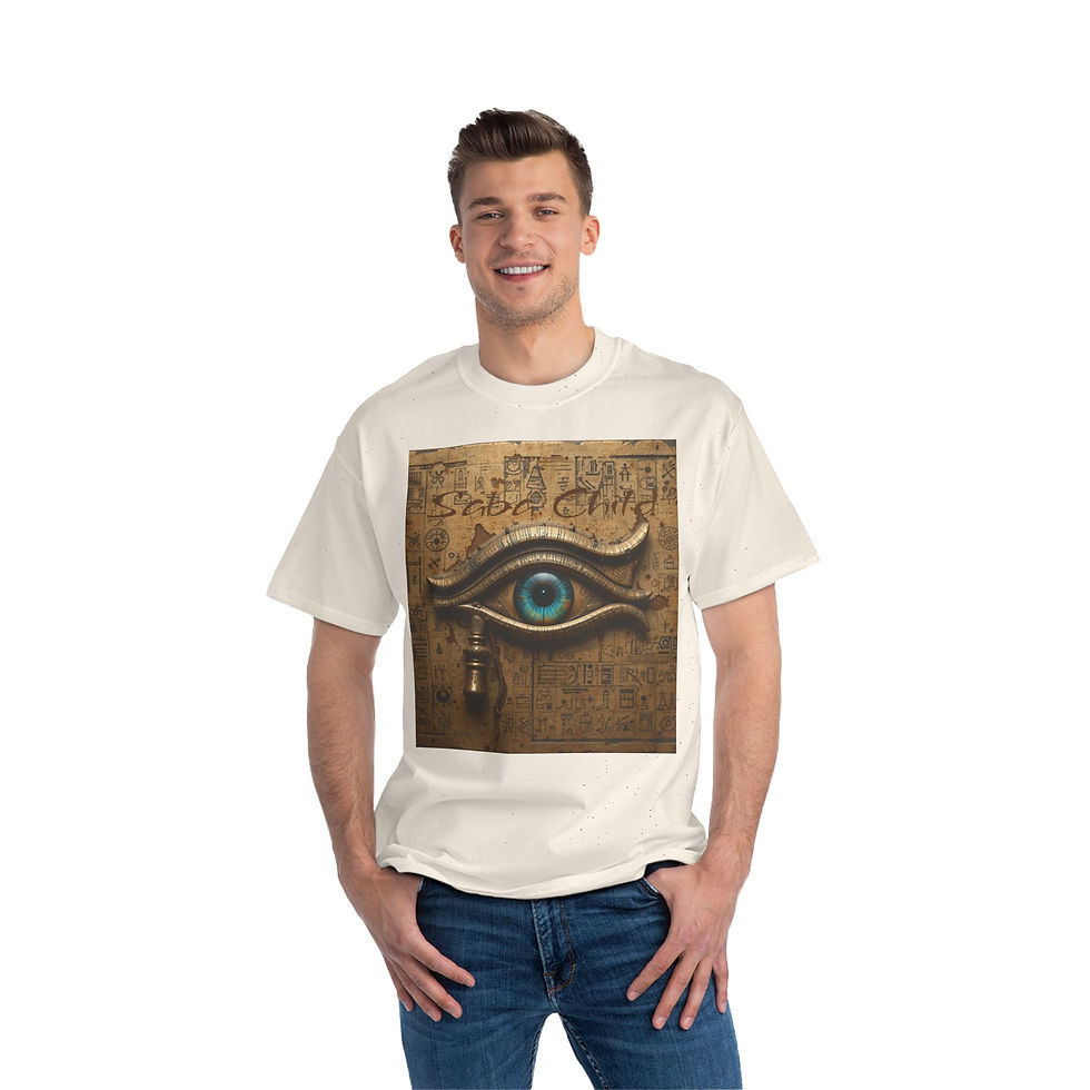 縮圖：Mystical Eye Graphic T-Shirt - SunRaze Design | Unisex Beefy-T® Short-Sleeve Tee