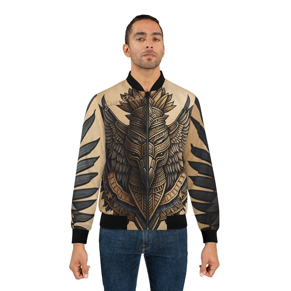 Thumbnail: SunRaze Men's Bomber Jacket 