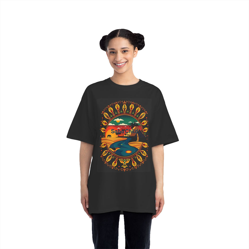Thumbnail: Vintage-Inspired Graphic Tee - 'Sabachild' and 'SunRaze' Designs