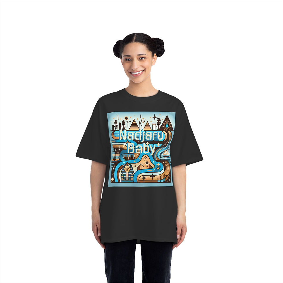 Thumbnail: Retro Graphic T-Shirt with 'Nadjaru Baby' & 'SunRaze' Prints