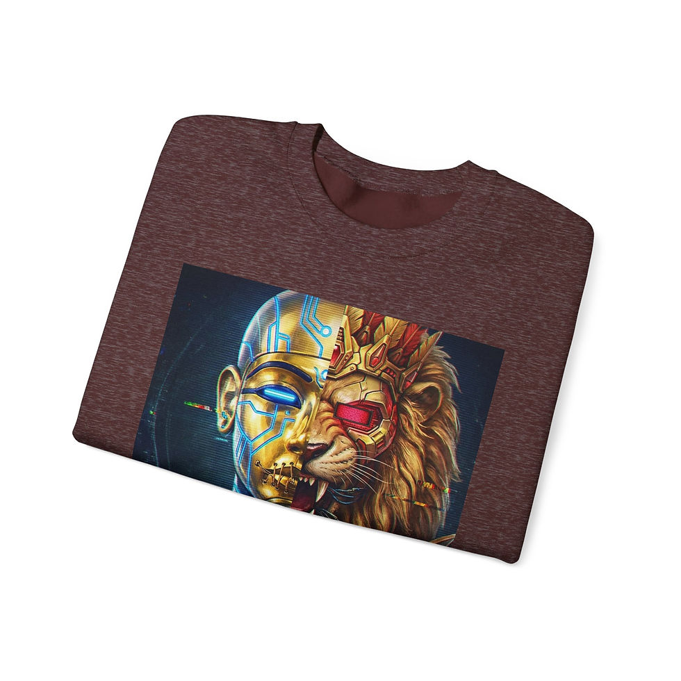 Thumbnail: Soulware 'The Glitch God' Crewneck Sweatshirt Ptah Wu Bes