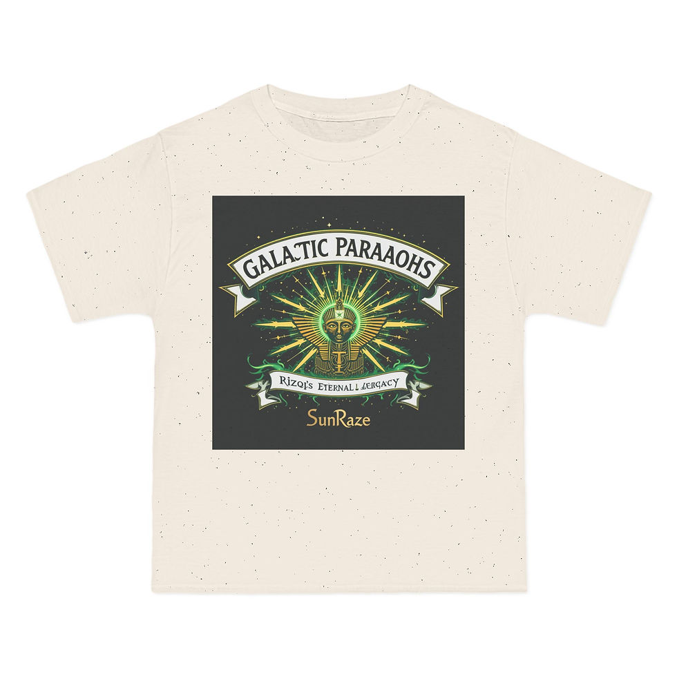 Thumbnail: Galactic Paraaohs Graphic Tee - Short Sleeve T-Shirt for Space Lovers