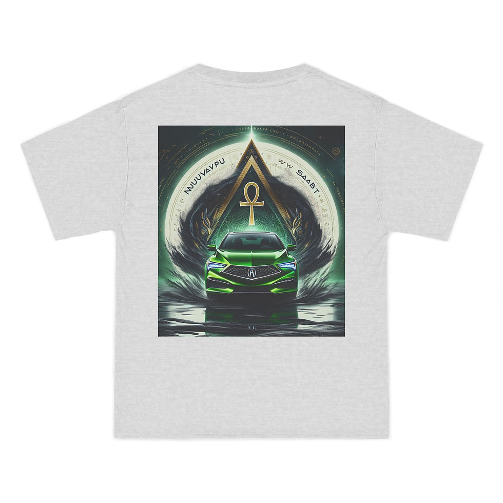 Thumbnail: Mystical Egyptian Graphic T-Shirt - Unisex Beefy-T® with Ankh Design