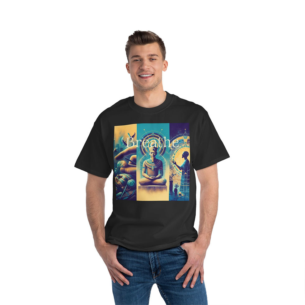 Thumbnail: Mindful Moments Short-Sleeve T-Shirt | Vintage Yoga Tee, Meditation Shirt