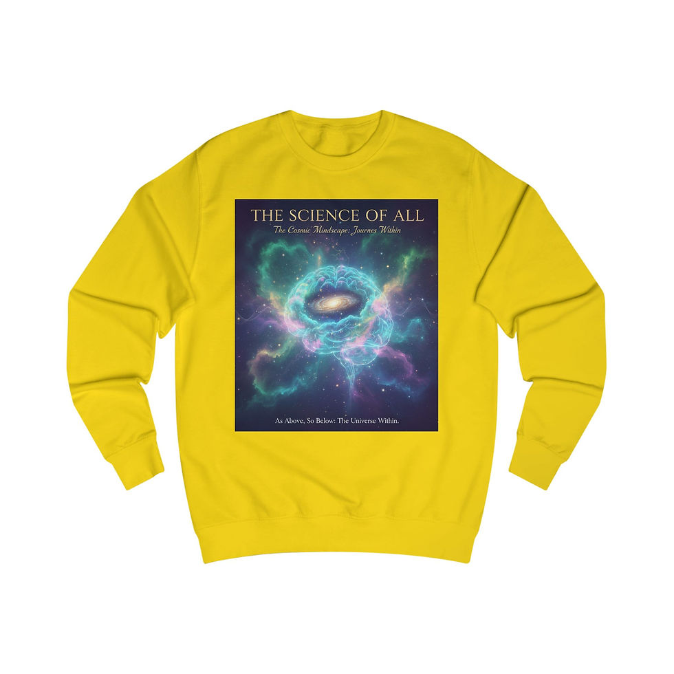 Thumbnail: Science of All Sweatshirt — Cosmic Galaxy Nebula Design (SunRaze)