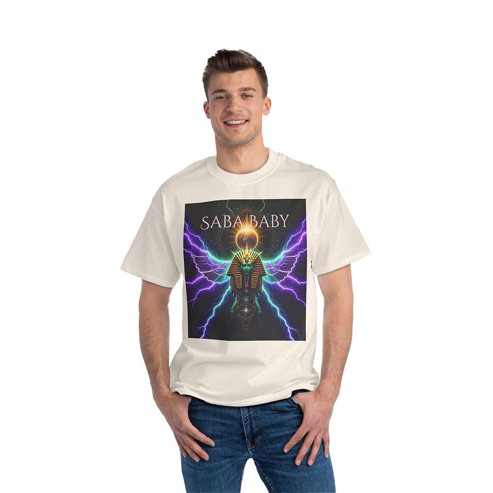 縮圖：SABA BABY Graphic Tee - Short Sleeve T-Shirt for Spiritual Vibes