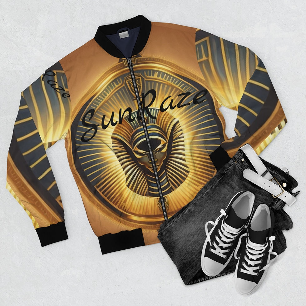 Thumbnail: SunRaze Men's Bomber Jacket