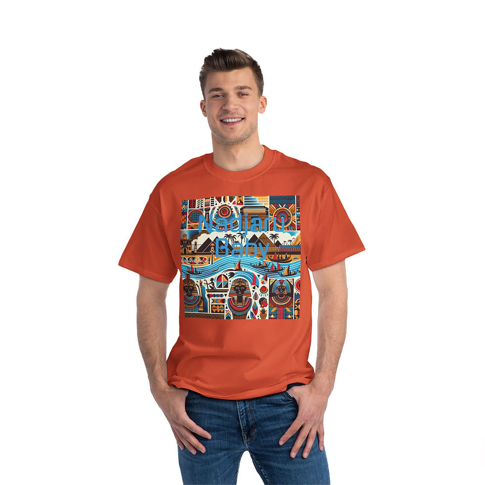 Thumbnail: SunRaze Cultural Graphic Tee - Nature Inspired Short-Sleeve T-Shirt 