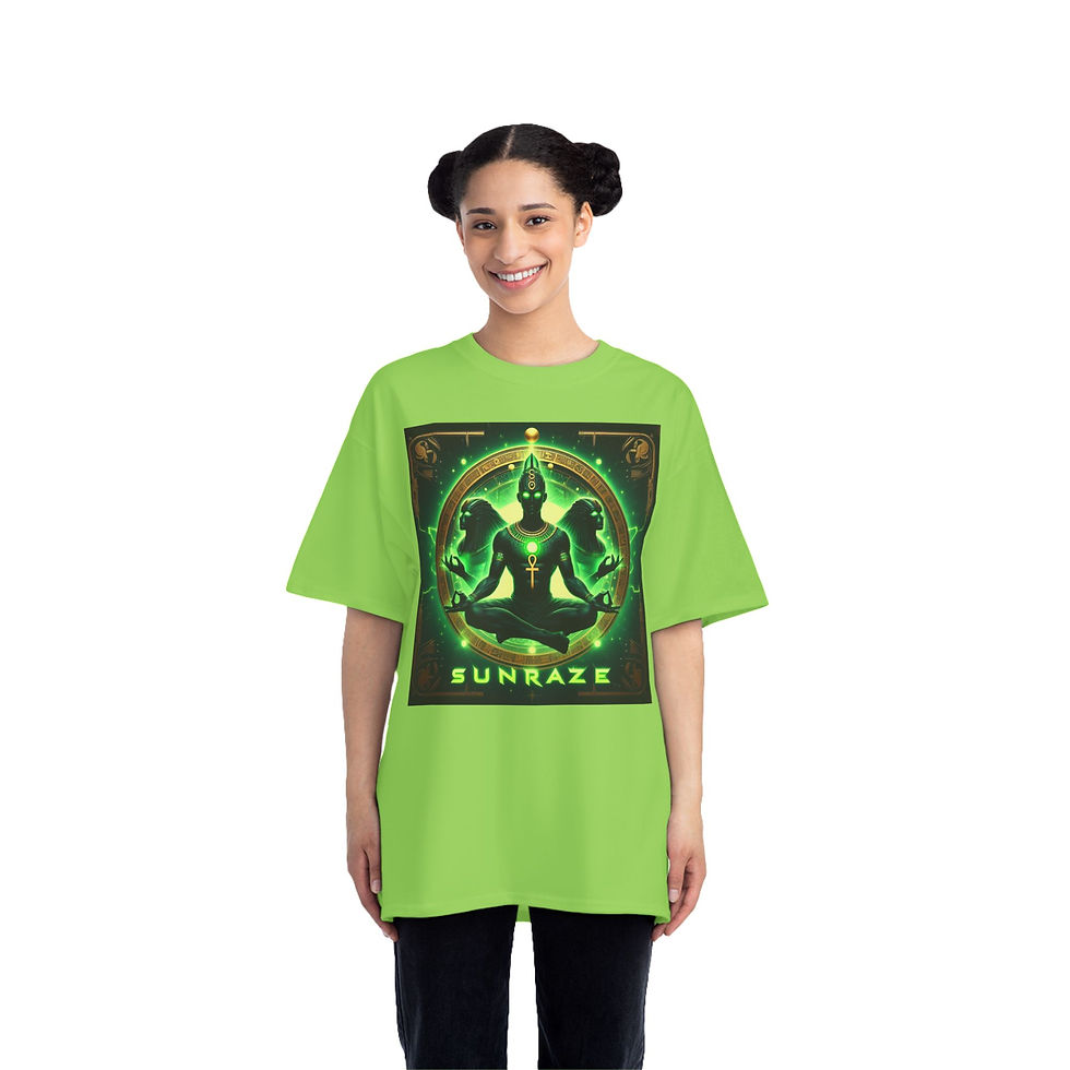 Thumbnail: Cosmic Vibes Short-Sleeve T-Shirt | Sunraze Design for Spiritual Seekers