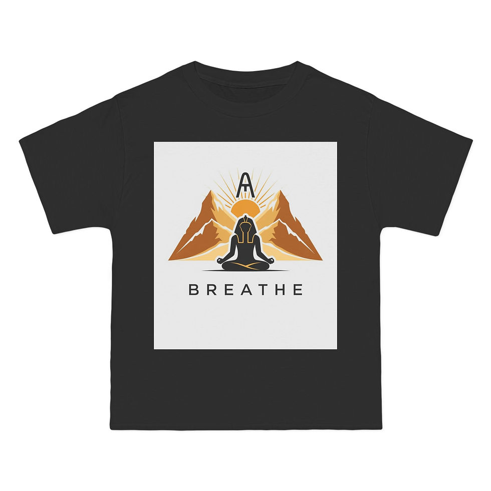 Thumbnail: Zen Mountain Meditation T-Shirt, Mindfulness Tee, Yoga Shirt, Spiritual Apparel