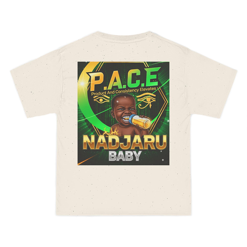 Thumbnail: Space-Themed Short-Sleeve T-Shirt for Kids - P.A.C.E. Nadjaru Baby Design,