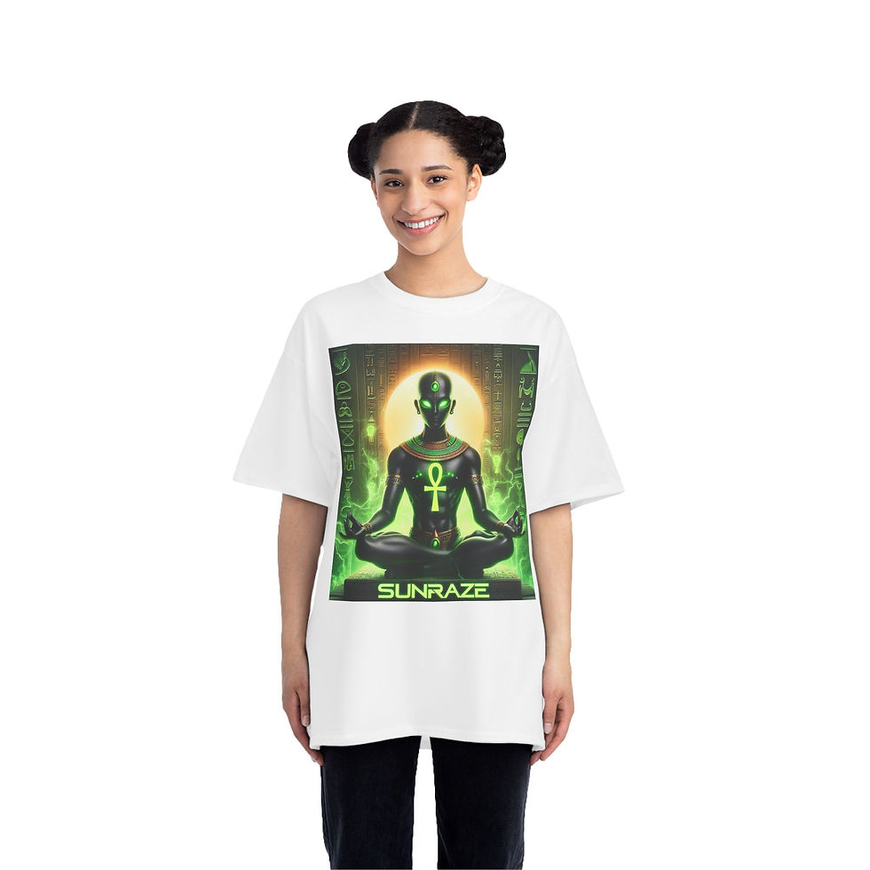 Thumbnail: Mystical Graphic T-Shirt - Sunraze & Cosmic Vibes
