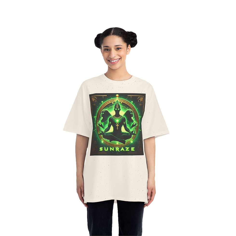 Thumbnail: Cosmic Vibes Short-Sleeve T-Shirt | Sunraze Design for Spiritual Seekers