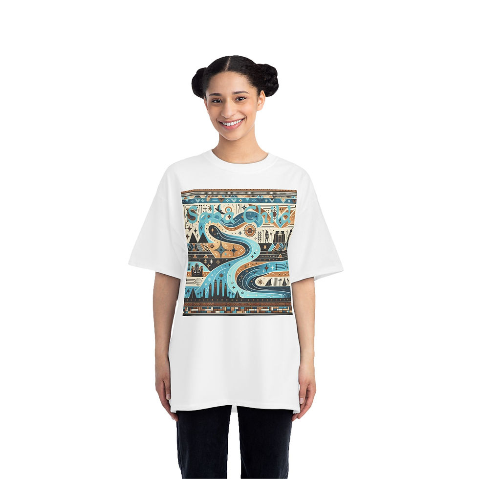 Thumbnail: SunRaze River Graphic T-Shirt | Short-Sleeve Casual Wear