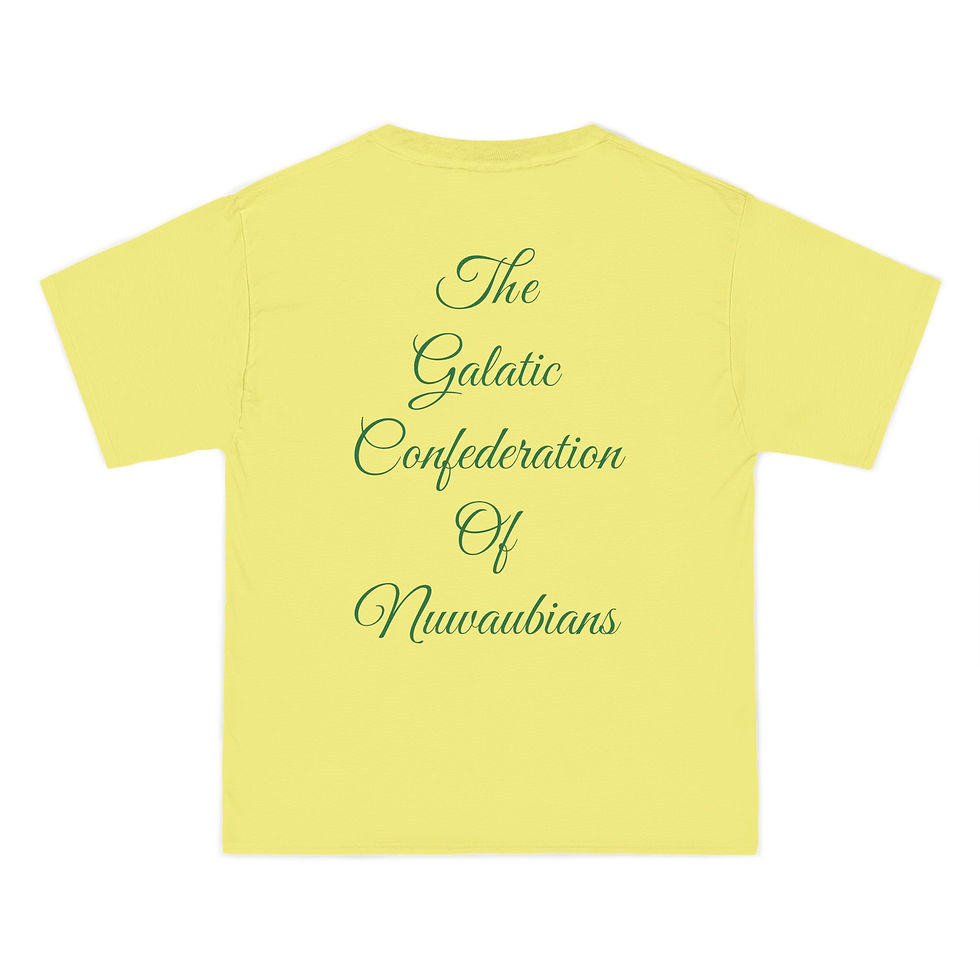 Thumbnail: Galactic Pharaohs Graphic T-Shirt - Short-Sleeve, Unisex, Cosmic Design