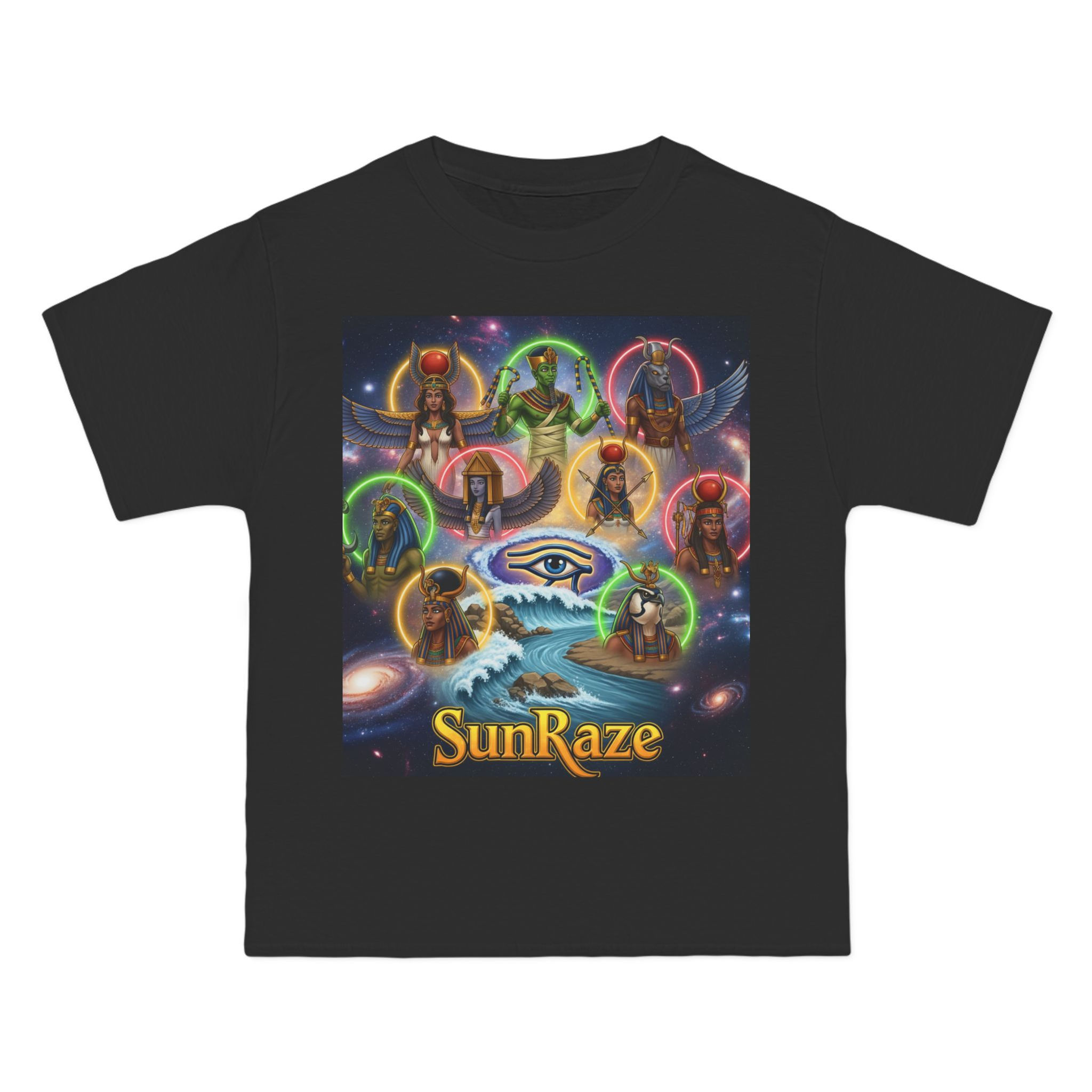 SunRazeCosmic Graphic Tee, Galaxy Art Short-Sleeve T-Shirt