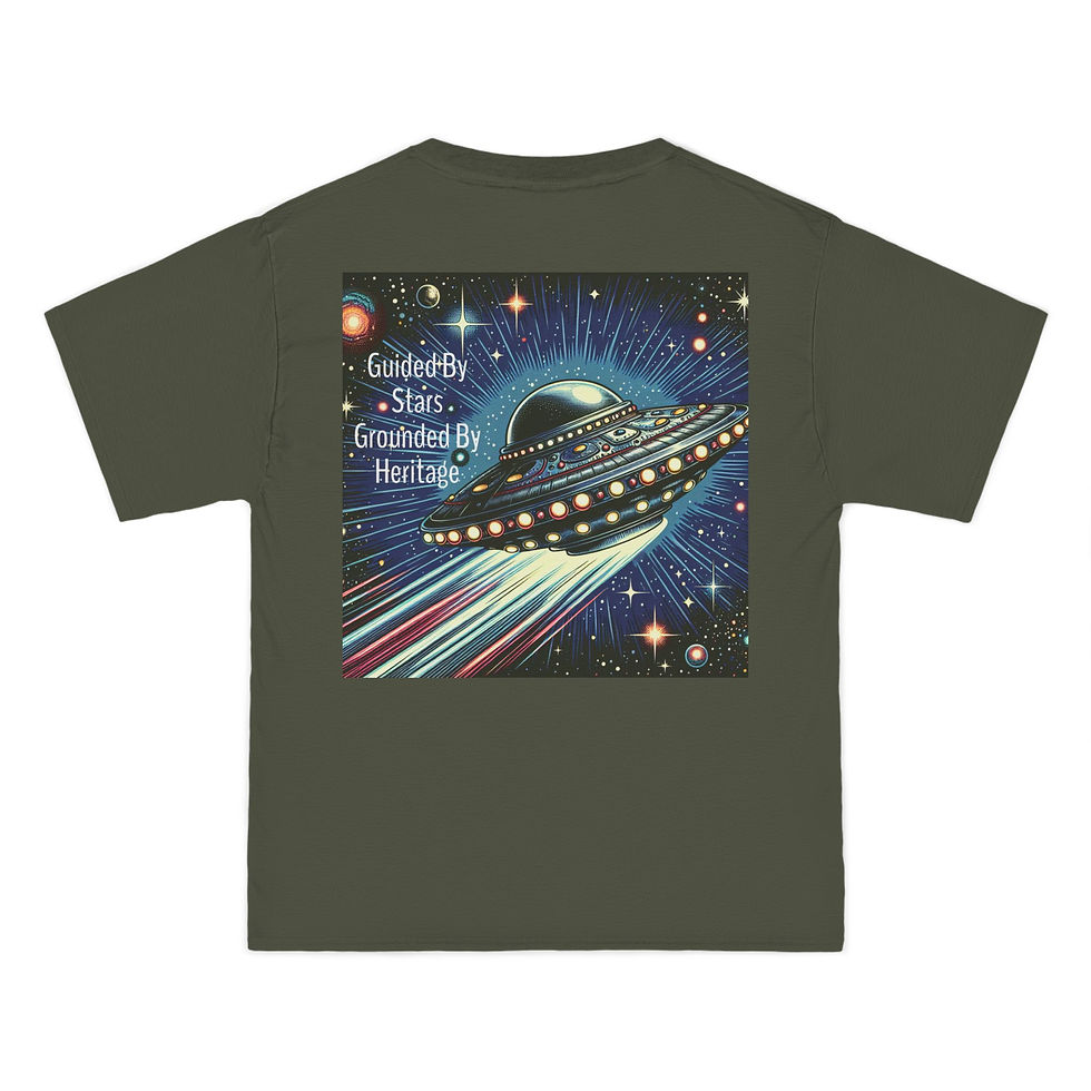 Thumbnail: Alien-Inspired Graphic Tee, UFO T-Shirt, Retro Space Shirt