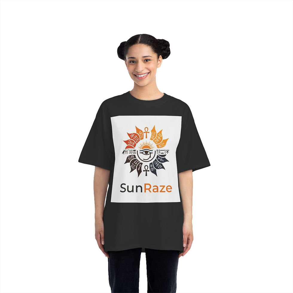 Thumbnail: SunRaze Short-Sleeve T-Shirt | Bohemian Style Tee, Art Inspired Apparel