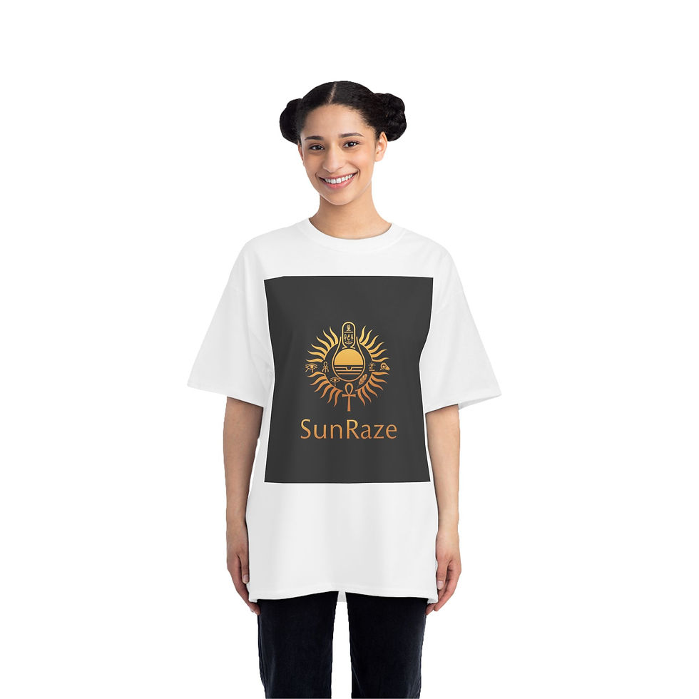 Thumbnail: SunRaze Short-Sleeve T-Shirt - Vintage Egyptian Mythology Tee