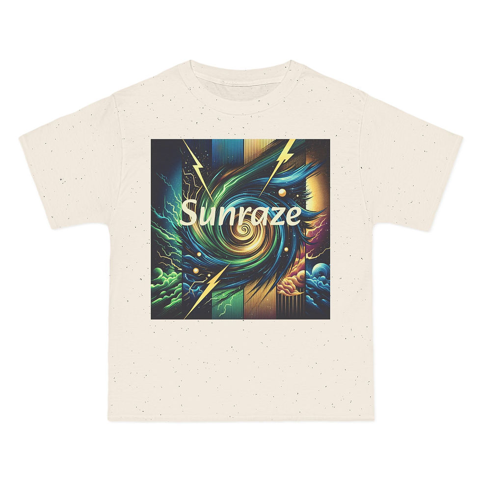 縮圖：Sunraze Eye Graphic T-Shirt - Cosmic Vibes for Trendsetters