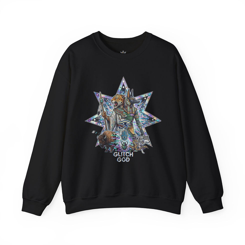 Thumbnail:  Sweatshirt — Tarot Star Illustration "Good" Graphic, Mystical Fantasy Pullover