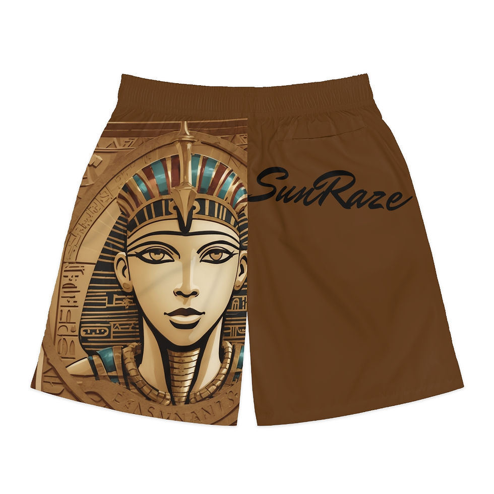 Thumbnail: SunRaze "Sunzaze"Men's Jogger Shorts 