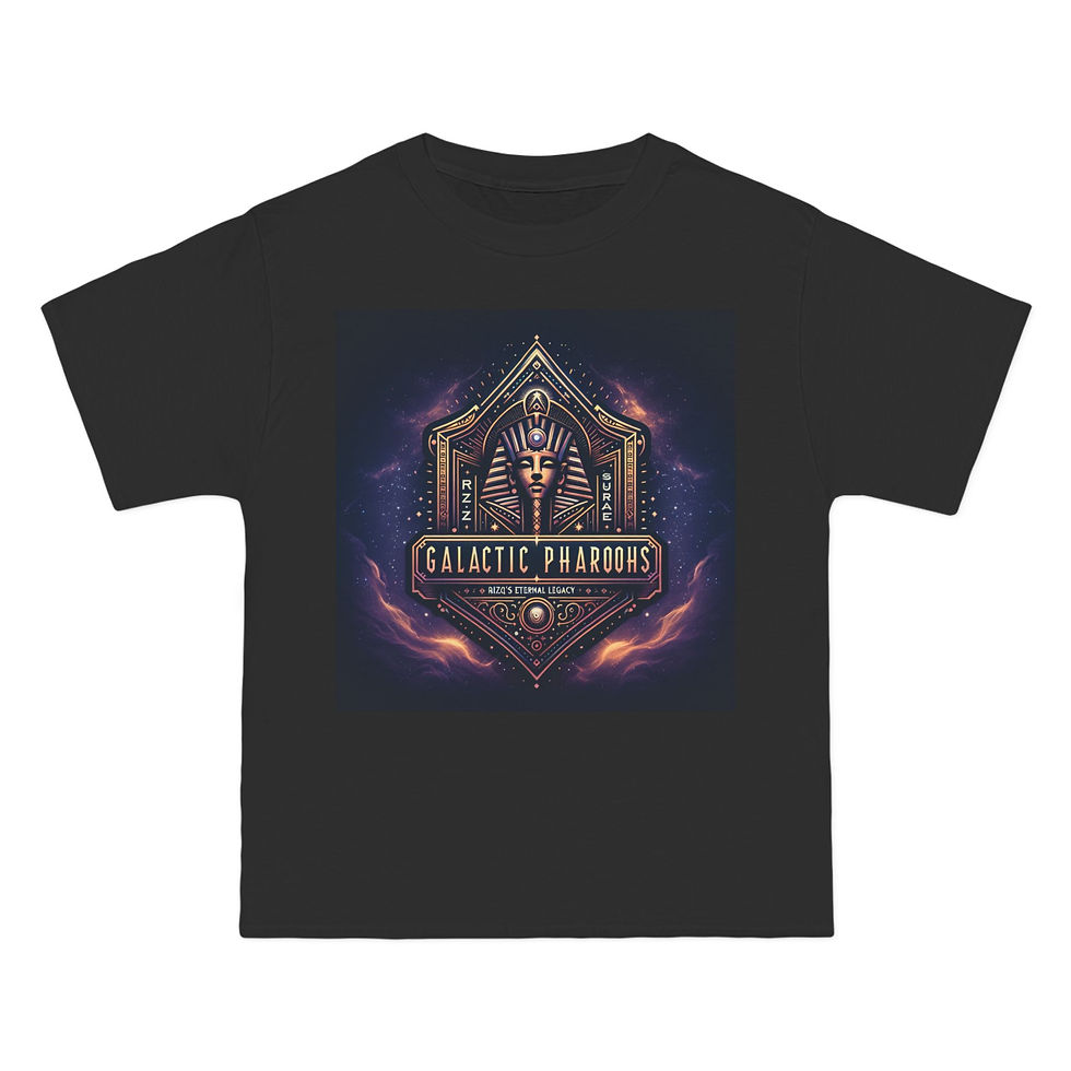 縮圖：Galactic Pharaohs Graphic T-Shirt | Short-Sleeve | Eye of Horus Design
