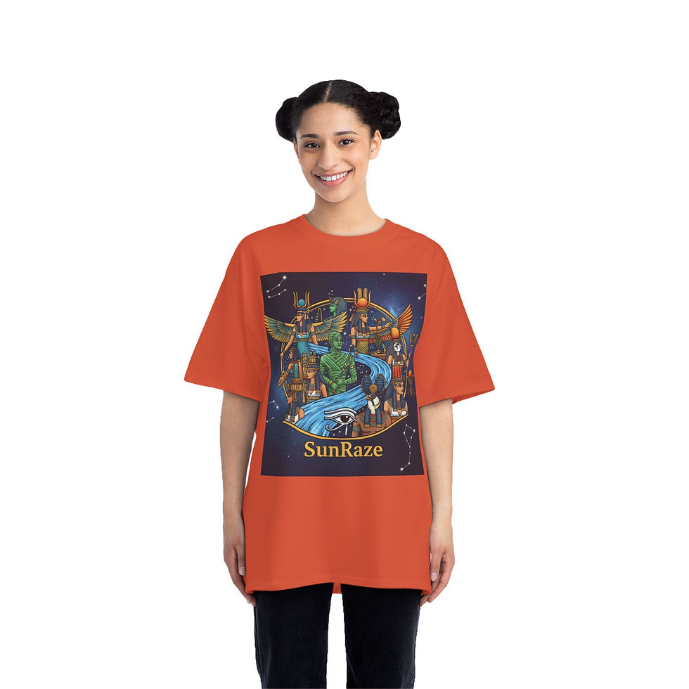 Thumbnail: SunRazeEgyptian Mythology Graphic Tee, SunRaze T-Shirt, 
