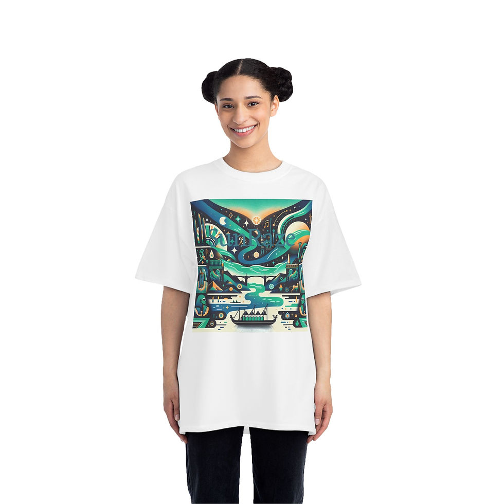 Thumbnail: Beefy-T® Short-Sleeve T-Shirt - Timeless Strength Eternal Wisdom Graphic Tee