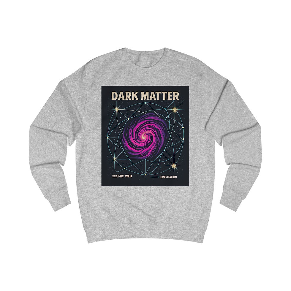 縮圖：Dark Matter Galaxy Sweatshirt — Cosmic Nebula "Dark Matter" Crewneck