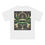 Thumbnail: Cosmic Vibe Graphic Tee - Meditative Cat & Retro Car Design