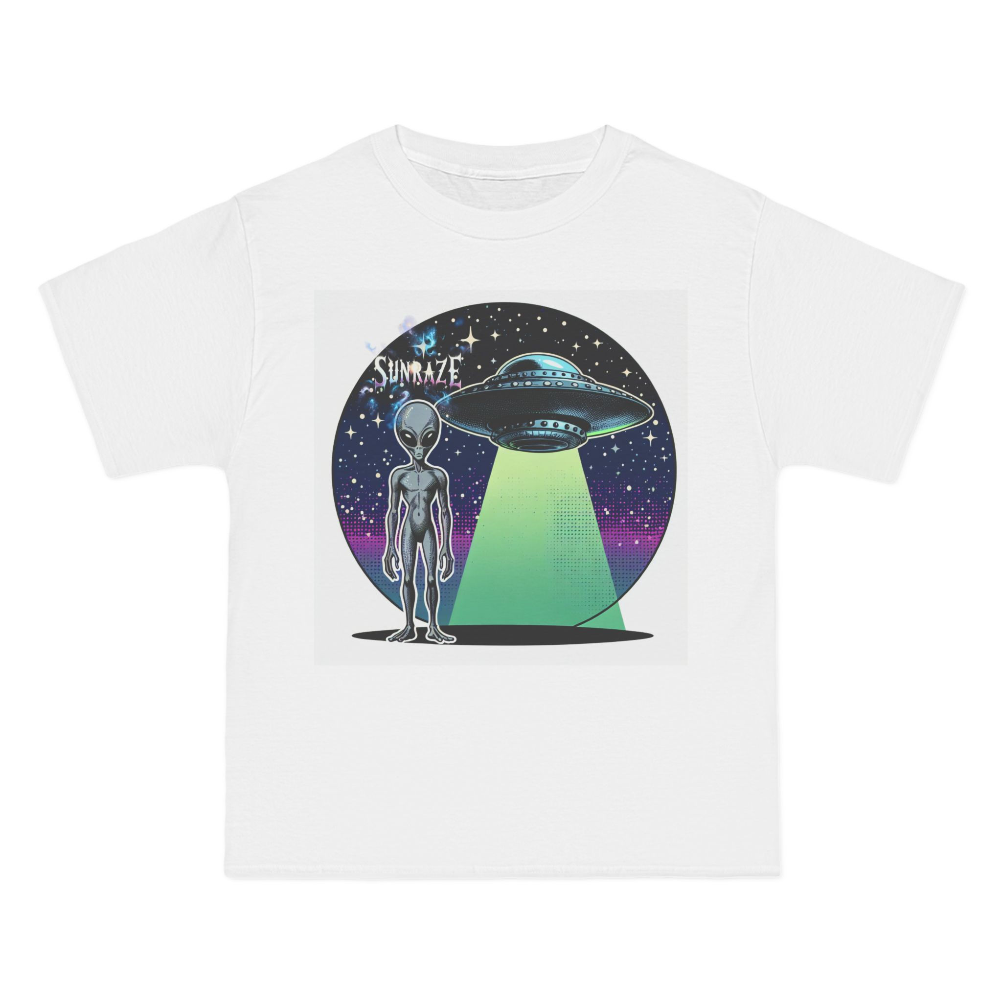 Alien-Inspired Graphic Tee, UFO T-Shirt, Retro Space Shirt