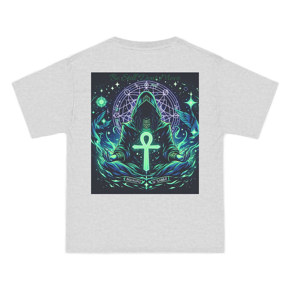 Thumbnail: Cosmic Energy Graphic T-Shirt - 'Be Still and Know'
