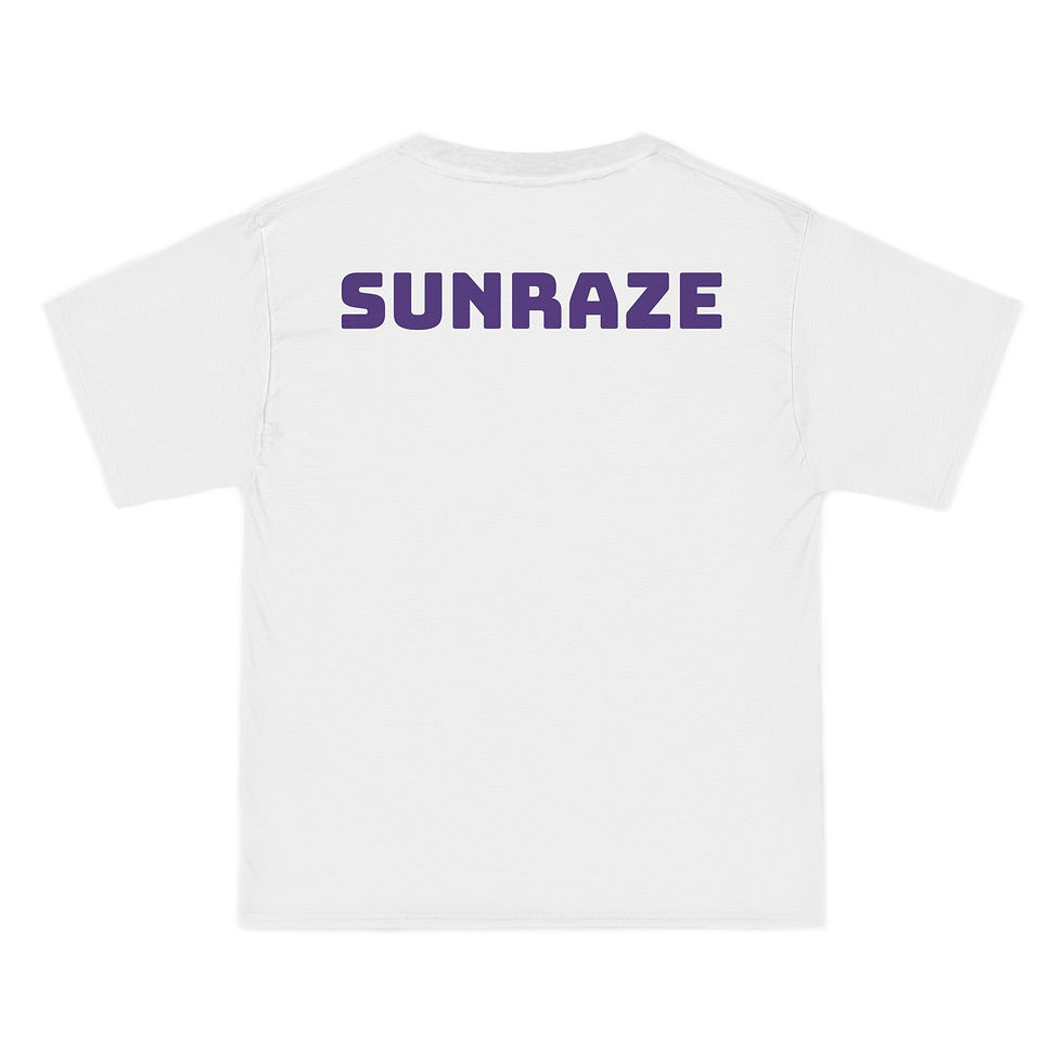 縮圖：Cosmic Adventure Beefy-T® Short-Sleeve T-Shirt - Star Traveler & Sunraze Design