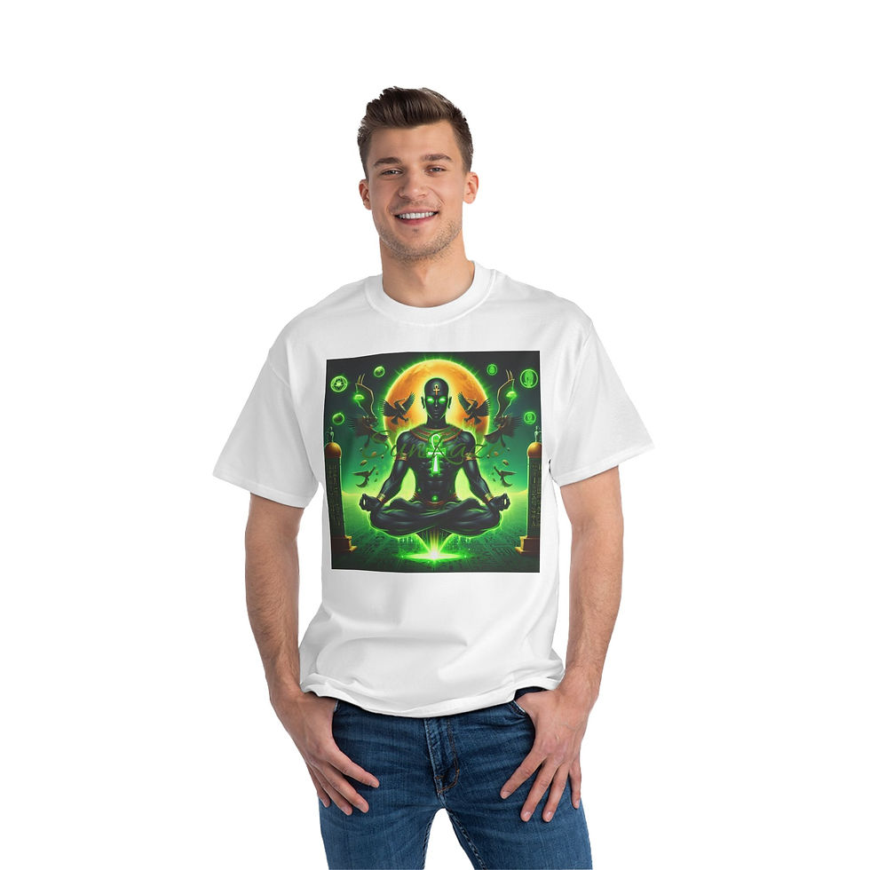 Thumbnail: Spiritual Energy Graphic T-Shirt - Meditation & Healing Vibes