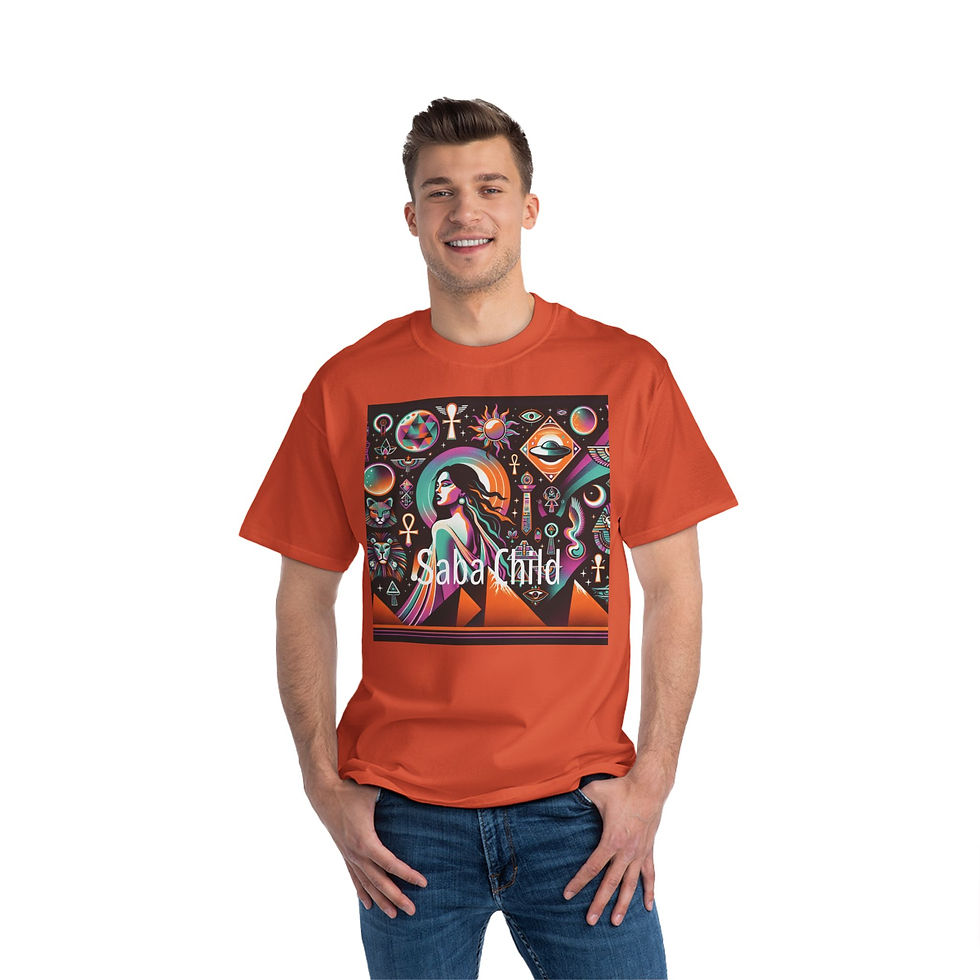 Thumbnail: Saba Child Graphic Tee - Short Sleeve T-Shirt for Spiritual Vibes