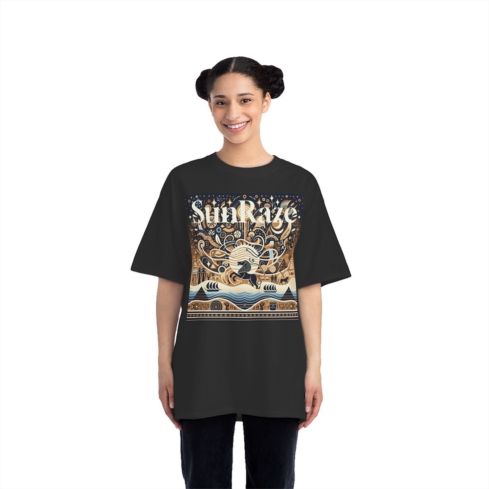 Thumbnail: Sunbaze Inspirational T-Shirt | Short-Sleeve Cotton Tee for Beach Lovers