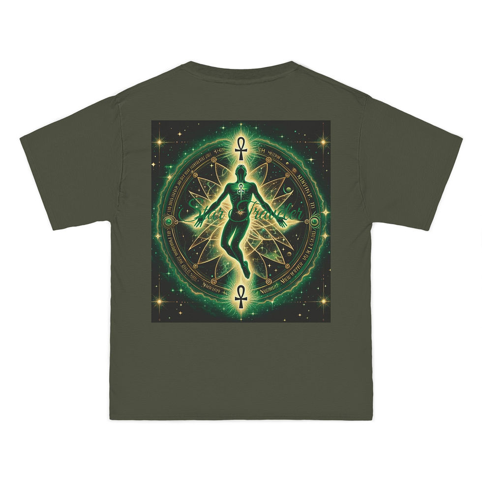 Thumbnail: Mystical Ankh Graphic Tee - Spiritual Short-Sleeve T-Shirt