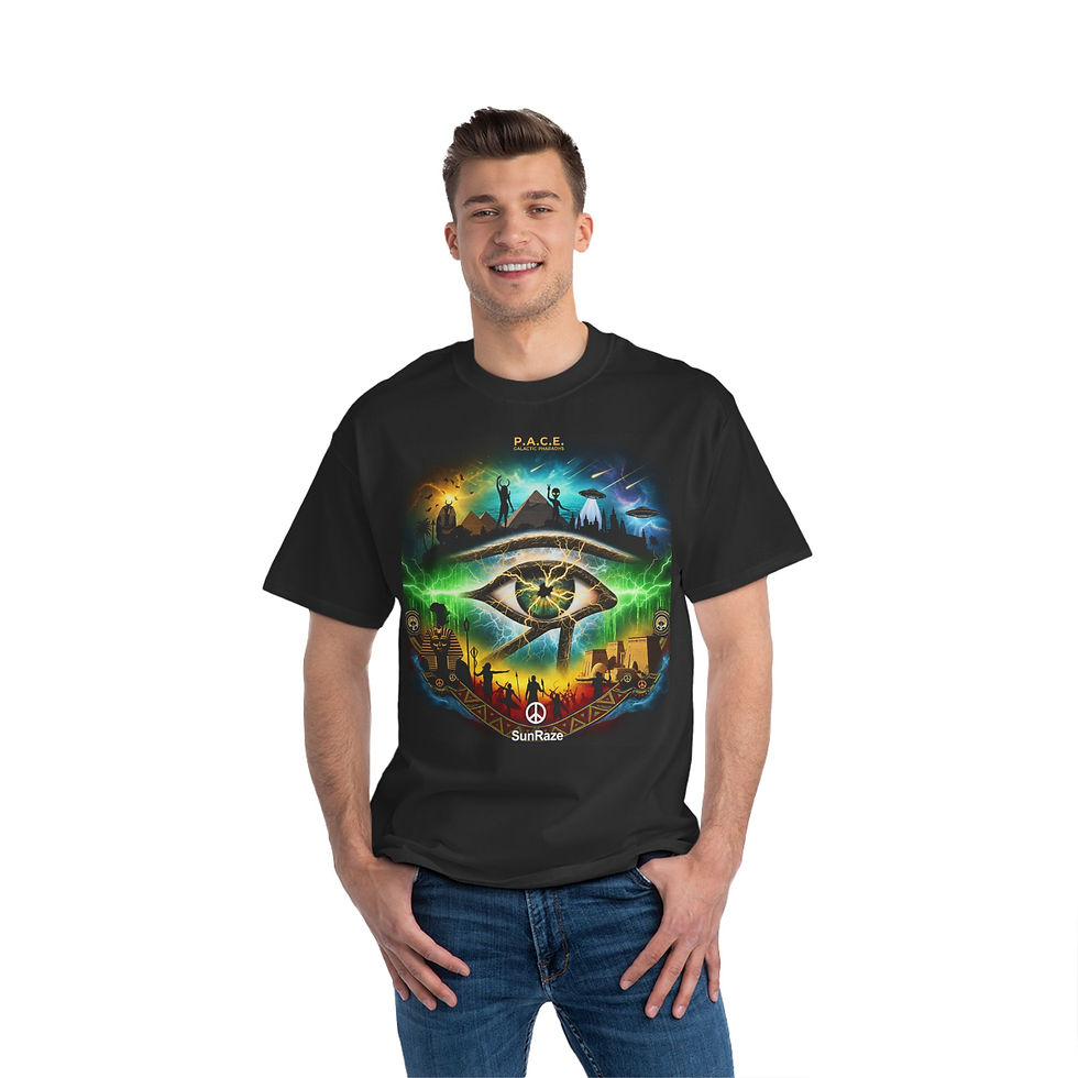 Thumbnail: Mystical Eye T-Shirt, Alien Art Tee, UFO Short-Sleeve Shirt