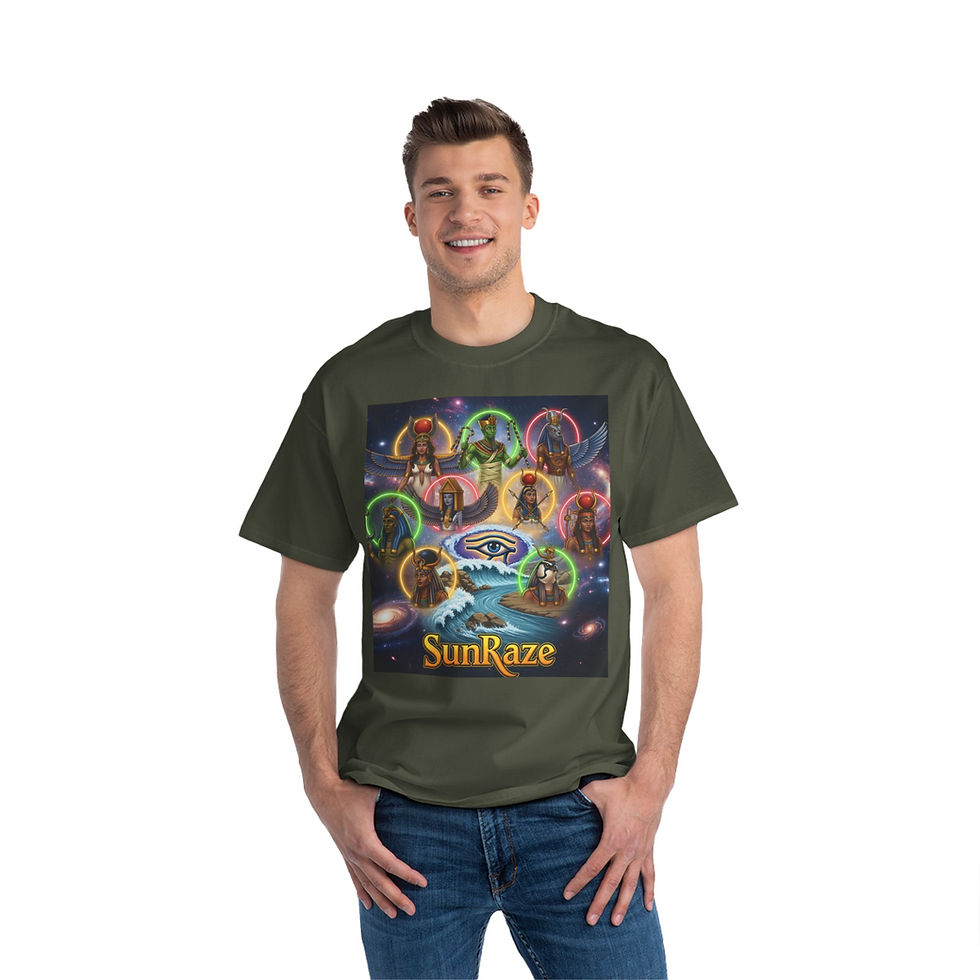 Thumbnail: SunRazeCosmic Graphic Tee, Galaxy Art Short-Sleeve T-Shirt