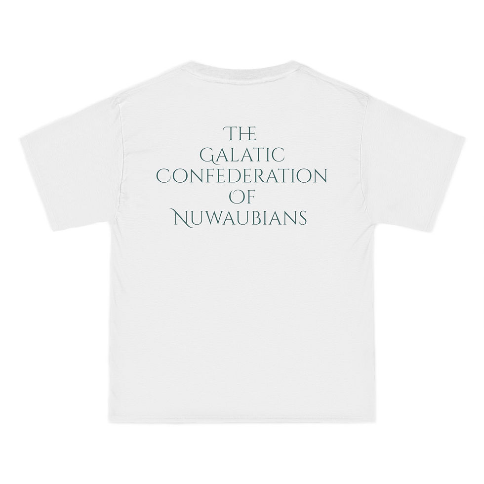 縮圖：Cosmic Adventure Graphic Tee - Galactic Confederation of Nuwaubians