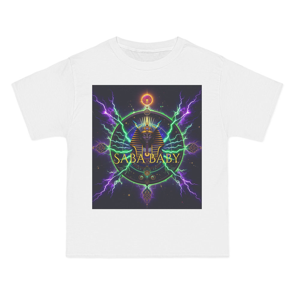 縮圖：Saba Baby Spiritual Graphic Tee - Short-Sleeve T-Shirt for Positive Vibes