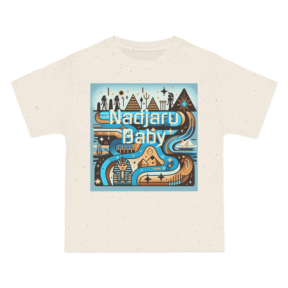 Thumbnail: Retro Graphic T-Shirt with 'Nadjaru Baby' & 'SunRaze' Prints